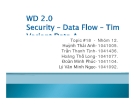 Security – Data Flow – Time Variant Data.A