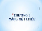  Mảng một chiều - Chương 5