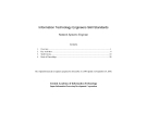 Information Technology Engineers Skill Standards