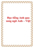 Học tiếng Anh qua song ngữ Anh – Việt