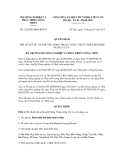 Quyết định số  1265/QĐ-BNN-KHCN 