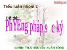 đề tài :" Phương pháp sắc ký "