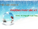 đầ tài: " PHƯƠNG PHÁP SẮC KÝ "