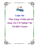 Luận văn: Thực trạng về hiệu quả sử dụng vốn ở Xí Nghiệp Vận Tải Biển Vinafco