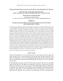 Báo cáo khoa học : Hiệu quả kinh tế kỹ thuật trong chăn nuôi bò thịt ở 4 vùng sinh thái phía bắc Việt Nam