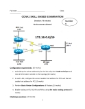 CCNA1 SKILL BASED EXAMINATION - Number 9