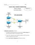 CCNA1 SKILL BASED EXAMINATION - Number 12