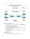 CCNA2 SKILL BASED EXAMINATION - Number 3