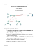 CCNA2 SKILL BASED EXAMINATION - Number 1