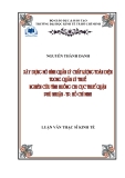 Luận văn: Xây dựng mô hình quản lý chất lượng toàn diện trong quản lý thuế