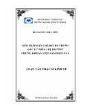Luận văn: GIẢI PHÁP HẠN CHẾ RỦI RO TRONG ĐẦU TƯ TRÊN THỊ TRƯỜNG CHỨNG KHOÁN VIỆT NAM HIỆN NAY