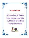Giáo trình: Sử dụng Search Engine trong việc tập trung chia sẻ, bảo mật và tìm kiếm thông tin trên Web