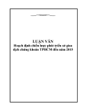 Đề tài: Hoạch định chiến lược phát triển Sở giao dịch chứng khoán TP. Hồ Chí Minh đến 2015