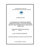 Luận văn: GIẢI PHÁP HẠN CHẾ RỦI RO TRONG THANH TOÁN QUỐC TẾ TẠI NGÂN HÀNG THƯƠNG MẠI CỔ PHẦN XUẤT NHẬP KHẨU VIỆT NAM