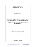 Luận văn: NGHIÊN CỨU THỰC TRẠNG VÀ MỘT SỐ YẾU TỐ LIÊN QUAN ĐẾN QUẢN LÝ CHẤT THẢI Y TẾ TẠI BỆNH VIỆN ĐA KHOA TRUNG ƢƠNG THÁI NGUYÊN