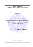 Đề tài: NÂNG CAO NĂNG LỰC CẠNH TRANH SẢN PHẨM CHÈ XUẤT KHẨU CỦA CÔNG TY CỔ PHẦN CHÈ QUÂN CHU, THÁI NGUYÊN TRƯ ỚC THỀM HỘI NHẬP KINH TẾ QUỐC TẾ