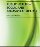 PUBLIC HEALTH – SOCIAL AND BEHAVIORAL HEALTH