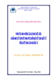 Đề tài: Phân tích ảnh hưởng của sự khác biệt giữa chuẩn mực kế toán Việt Nam với chuẩn mực kế toán quốc tế đến quyết định của nhà đầu tư 