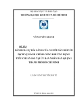 Luận văn tốt nghiệp: ĐÁNH GIÁ SỰ HÀI LÒNG CỦA NGƯỜI DÂN ĐỐI VỚI DỊCH VỤ HÀNH CHÍNH CÔNG KHI ỨNG DỤNG TIÊU CHUẨN ISO TẠI ỦY BAN NHÂN DÂN QUẬN 1 THÀNH PHỐ HỒ CHÍ MINH