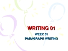 PARAGRAPH WRITING