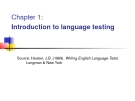 Chapter 1:Introduction to language testing 