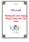 Tiểu Luận:  Đường lối cách Mạng Đảng Cộng Sản Việt Nam