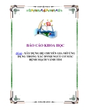 Báo cáo khoa học: XÂY DỰNG HỆ CHUYÊN GIA MỜ ỨNG  DỤNG TRONG XÁC ĐNNH NGUY CƠ MẮC BỆNH MẠCH VÀNH TIM