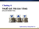 Chương 4 - Thuế giá trị gia tăng - Hoàng Đình Vui