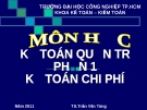 Kế toán chi phí - TS Trần Văn Tùng