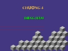 CHƯƠNG 4 DẠNG HÀM