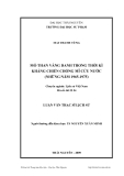 Luận văn: MỎ THAN VÀNG DANH TRONG THỜI KÌ KHÁNG CHIẾN CHỐNG MĨ CỨU NƯỚC (NHỮNG NĂM 1965-1975)