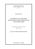 Luận văn: ĐẶC ĐIỂM CỦA CÁC ĐỊA DANH THUỘC HUYỆN VÕ NHAI (THÁI NGUYÊN) TỪ GÓC ĐỘ VĂN HOÁ