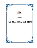 Tài liệu về Ngữ Pháp Tiếng Anh THPT