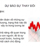 Dự đoán sự thay đổi 