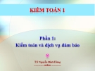 Kiểm toán: Kiểm toán và dịch vụ  đảm bảo