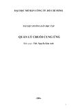 Quản lý chuỗi cung ứng - Th.S. Nguyễn Kim Anh