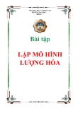 Bài Tập : Lập mô hình lượng hóa