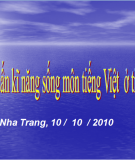 Tập huấn kĩ năng sống môn tiếng Việt  ở tiểu học 