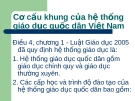 Hệ thống giáo dục 