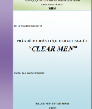 Phân tích chiến lược marketing của " Clear men" 