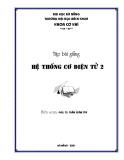 Tập bài giảng hệ thống cơ điện tử 2