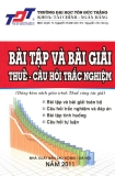 Bài tập và bài giải thuế - Câu hỏi trắc nghiệm