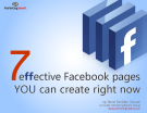 7 effective fac pages you can create right now