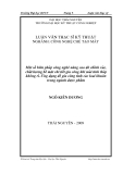 Luận văn: Mộ t số biệ n phá p công nghệ nâng cao độ chí nh xá c, chấ t lượ ng bề mặ t chi tiế t gia công khi mà i tinh thé p không rỉ . Ứng dụng để gia công tinh cá c loạ i khuôn trong ngà nh dượ c phẩ m