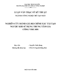 Luận văn: NGHIÊN CỨU ĐÁNH GIÁ ĐỘ CHÍNH XÁC TÁI TẠO NGƯỢC KHI SỬ DỤNG TRUNG TÂM GIA CÔNG VMC-85S