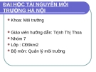 Đề tài thảo luận " Trợ cấp môi trường "