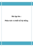 Bài tập lớn : Phân tích và thiết kế hệ thống - WebSite Giới Thiệu Sách Qua Mạng