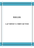 Đồ án tốt nghiệp - Phân tích thiết kế hệ thống - LẬP TRÌNH VÀ THIẾT KẾ WEB 