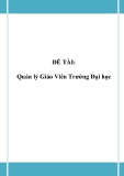 ĐỒ ÁN TỐT NGHIỆP - Quản lý Giáo Viên Trường Đại học.MỤC LỤCMỤC