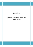 ĐỒ ÁN TỐT NGHIỆP - Quản lý cửa hàng bách hóa Bình Minh 